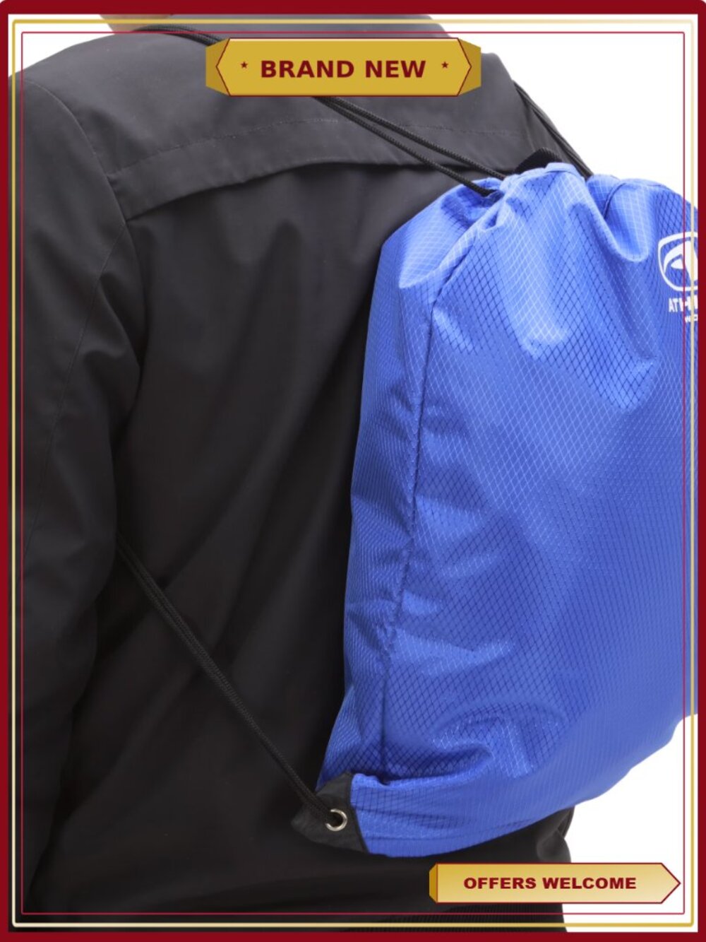 Athletic Works 11L Cinch Sack Backpack (2 Pack) Drawstring Gym Bag - Picture 5 of 6